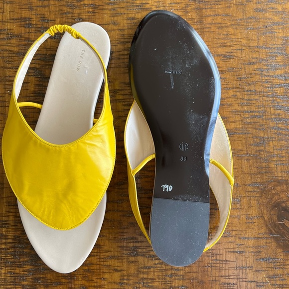 The Row leather sandals - Picture 6 of 7